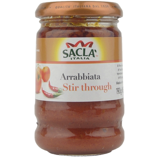 原装进口意大利面酱料番茄酱Sacla萨克拉怒火西红柿意粉酱 190g