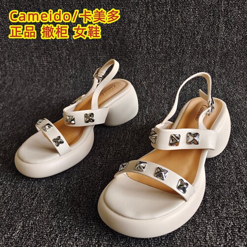 Cameido/卡美多品牌露趾凉鞋厚底