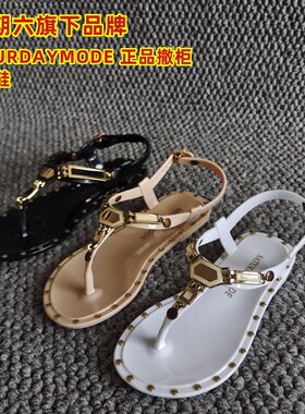 SATURDAYMODE正品女童鞋平底凉鞋