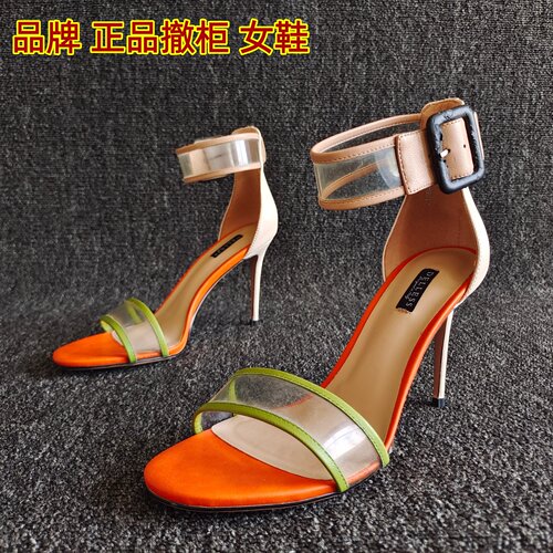 正品撤柜羊皮瑕疵捡漏凉鞋夏季鞋