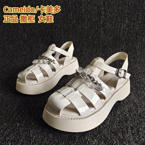 Cameido/卡美多正品厚底增高凉鞋