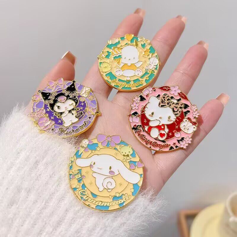 可爱卡通金属胸花胸针衣服隐形固定扣甜美风少女儿童装扮别针配饰