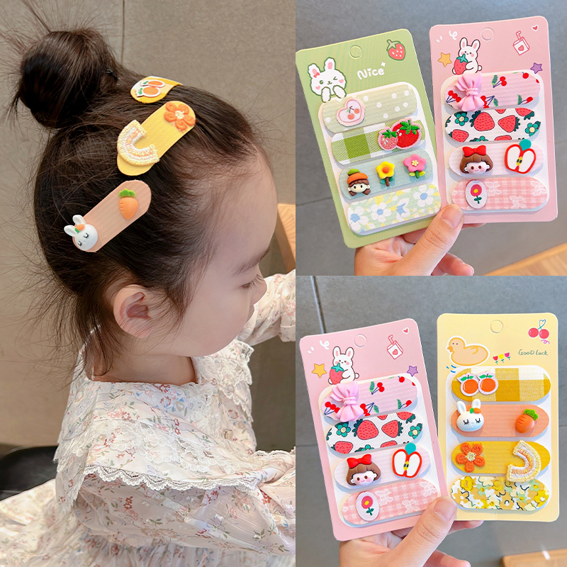 宝宝魔术贴女孩发夹可爱