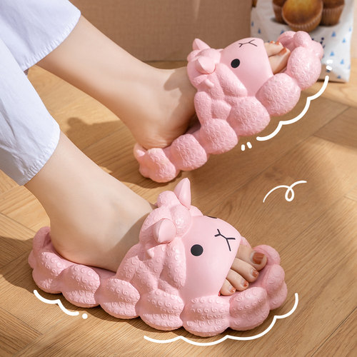 小羊拖鞋女夏季2024新款室内