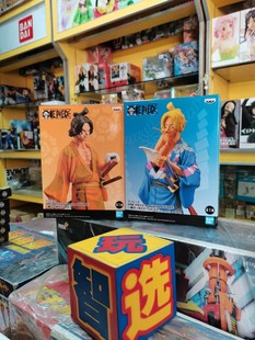 万代眼镜厂海贼王动漫景品 杂志梦境夏日祭 艾斯 萨博 手办