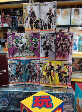 万代装动假面骑士01 AI09亚克 02蝗虫螳螂怪人月读魔机Zero One