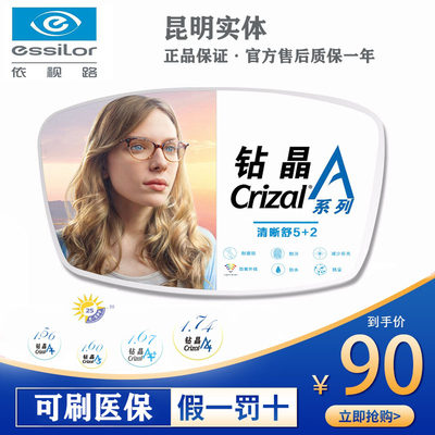 防蓝光ESSILOR/依视路非球面镜片