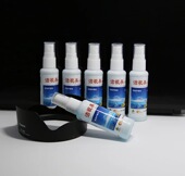 眼镜片清洗液 洗眼镜液眼镜手机电脑屏幕喷雾清洁护理液 6瓶装