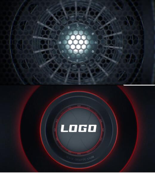 创意3D场景摄影摄像机快门按钮拍摄logo演绎动画开场片头尾ae模板