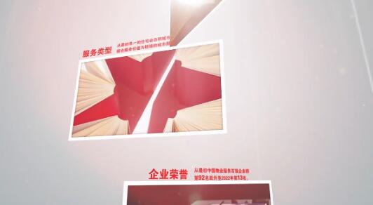 大气简洁商务图片旋转展示效果企业宣传部门风采展示动画ae模板