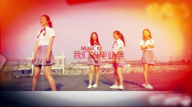 温馨光斑闪耀大学高中毕业季晚会开场同学聚会预告片片头尾AE模板