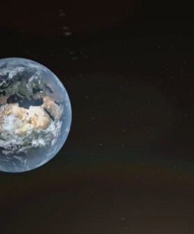 史诗大气宇宙星空地球拉近旋转 立体logo活动标题字幕演绎ae模板