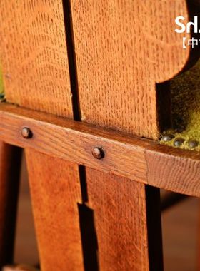 【中古现货】荷兰J.A. Huizinga橡木餐椅复古氛围餐厅装饰艺术