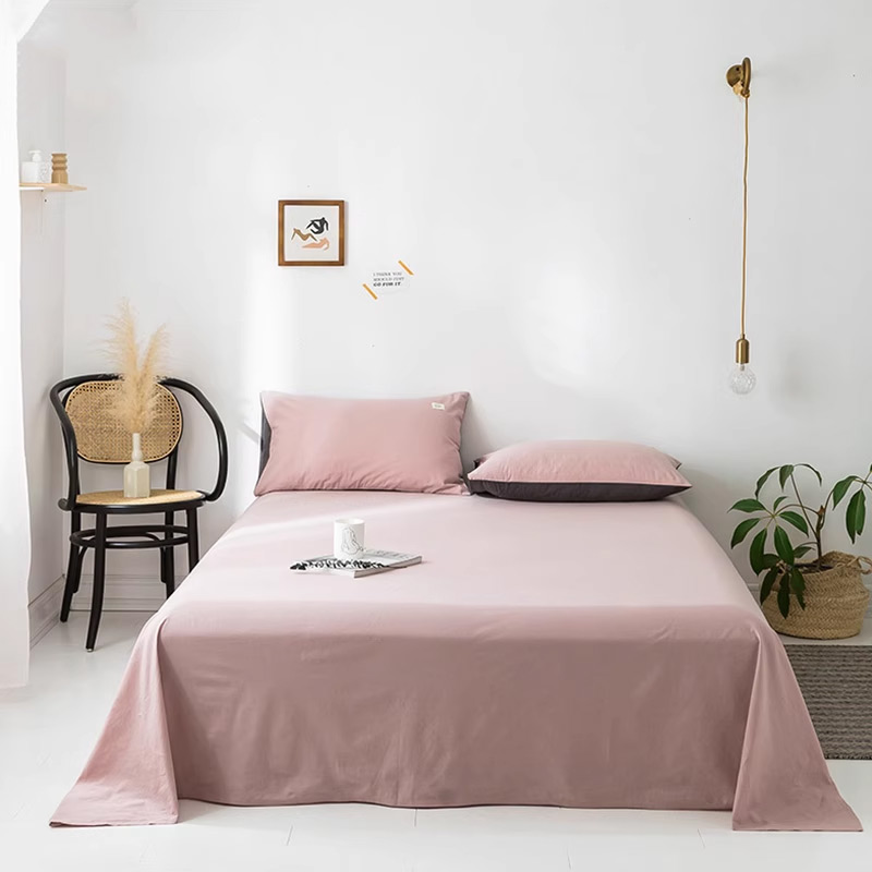 紫罗兰水洗棉学生宿舍床单