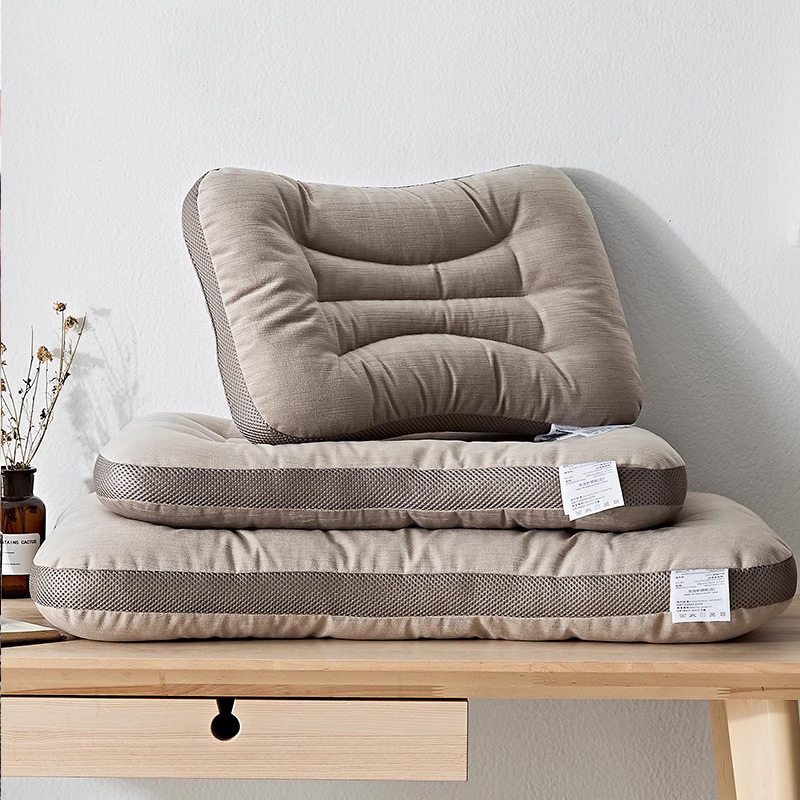 紫罗兰乐活护颈枕头学生酒店枕芯羽丝绒单双成人枕一对请拍2只