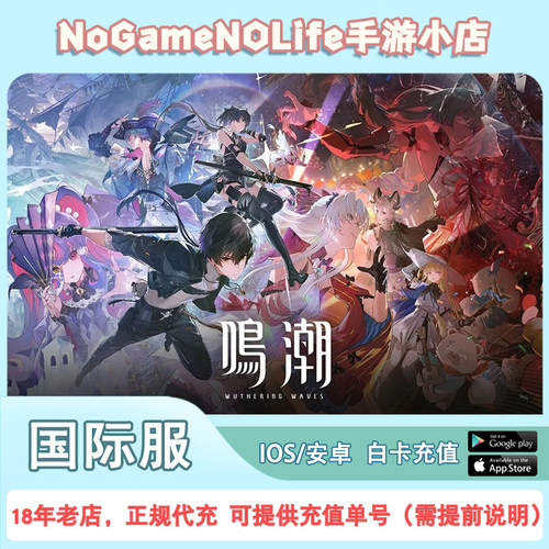 鸣潮国际服 steam服 月卡 月相 战令 礼包 正规白卡 代充充值