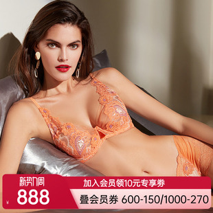 LACLOVER自由女神系列蕾丝刺绣女士平角裤 LC23JL1 新色限定