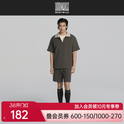 【夏季新品】BODY WILD N穿系列_男士休闲五分短裤ZBN82DL2A