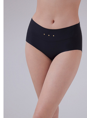 爱慕·CHUANG锁甲5内裤女里裆净痕腿围中腰平角裤CA232021