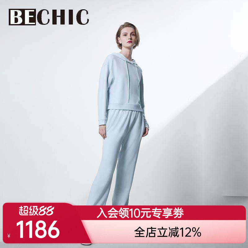 BeChic居家时光连帽分身家居套装女舒适家居服BC46CR1