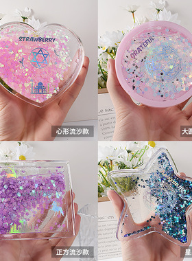 diy硅胶模具流麻流沙杯垫滴胶