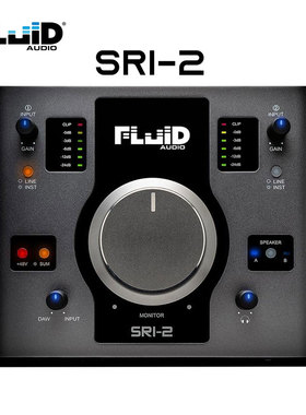Fluid SRI-2 专业音频接口 监听控制器 录音K歌主播声卡