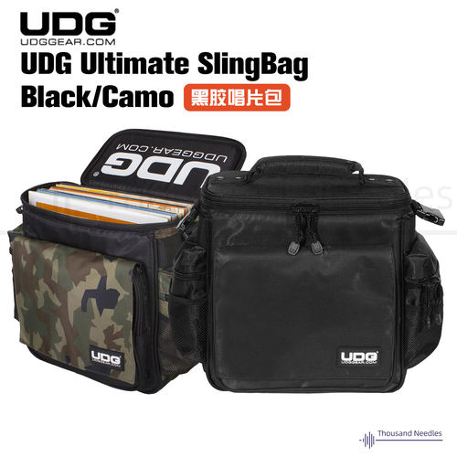 UDG Ultimate SlingBag Black/Camo 黑胶唱片包50张LP U9630单肩