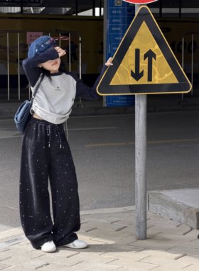 女童春秋款卫衣2026新款儿童洋气时髦上衣中大童女孩秋季长袖T恤
