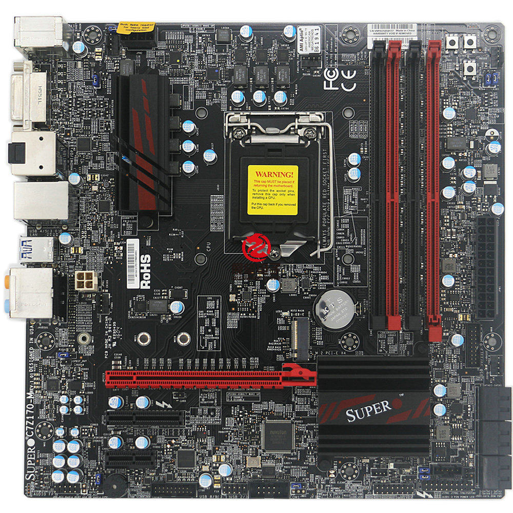 全新盒装超微Z170主板C7Z170-M 1151针支持6 7代 兼容B250 Z270