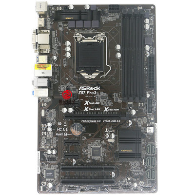 ASROCK/华擎科技 Z87 PRO3主板支持1150针四代I3 I5 I7CPU DDR3