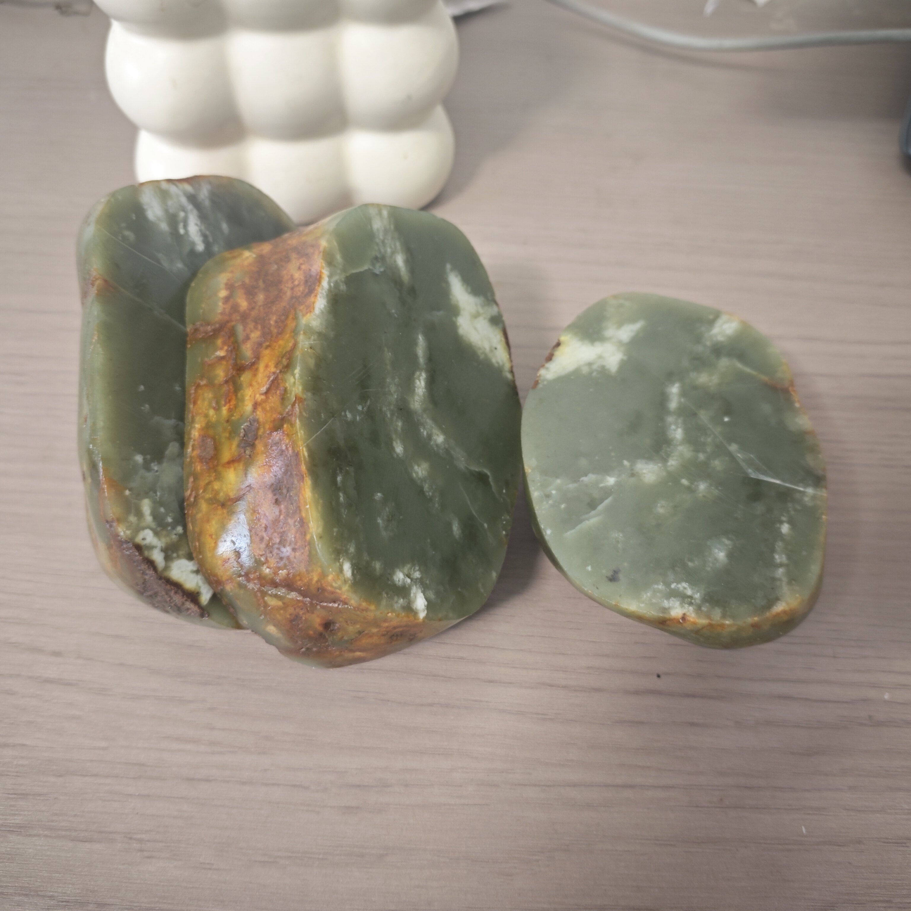 练手料和田玉籽料青黄随形原石玉珠宝奇石
