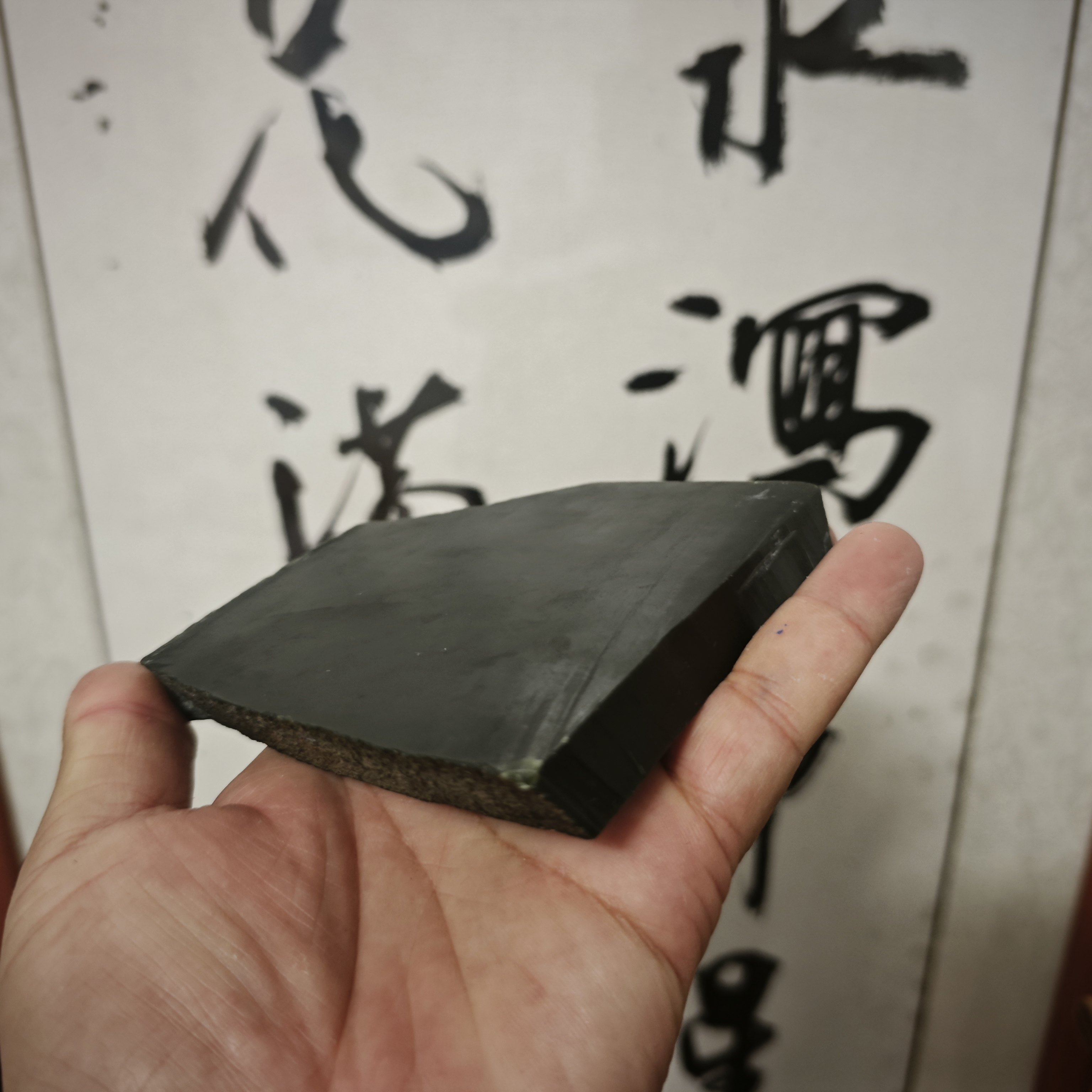 天然和田玉黑青玉牌子雕刻把件原石珠宝玉料牌子料电脑雕刻包邮