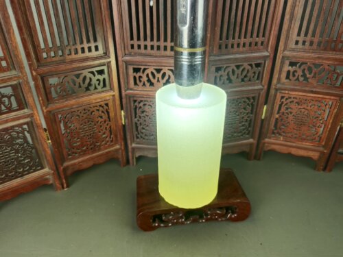 天然阿富汉青白玉手镯边角料牌子