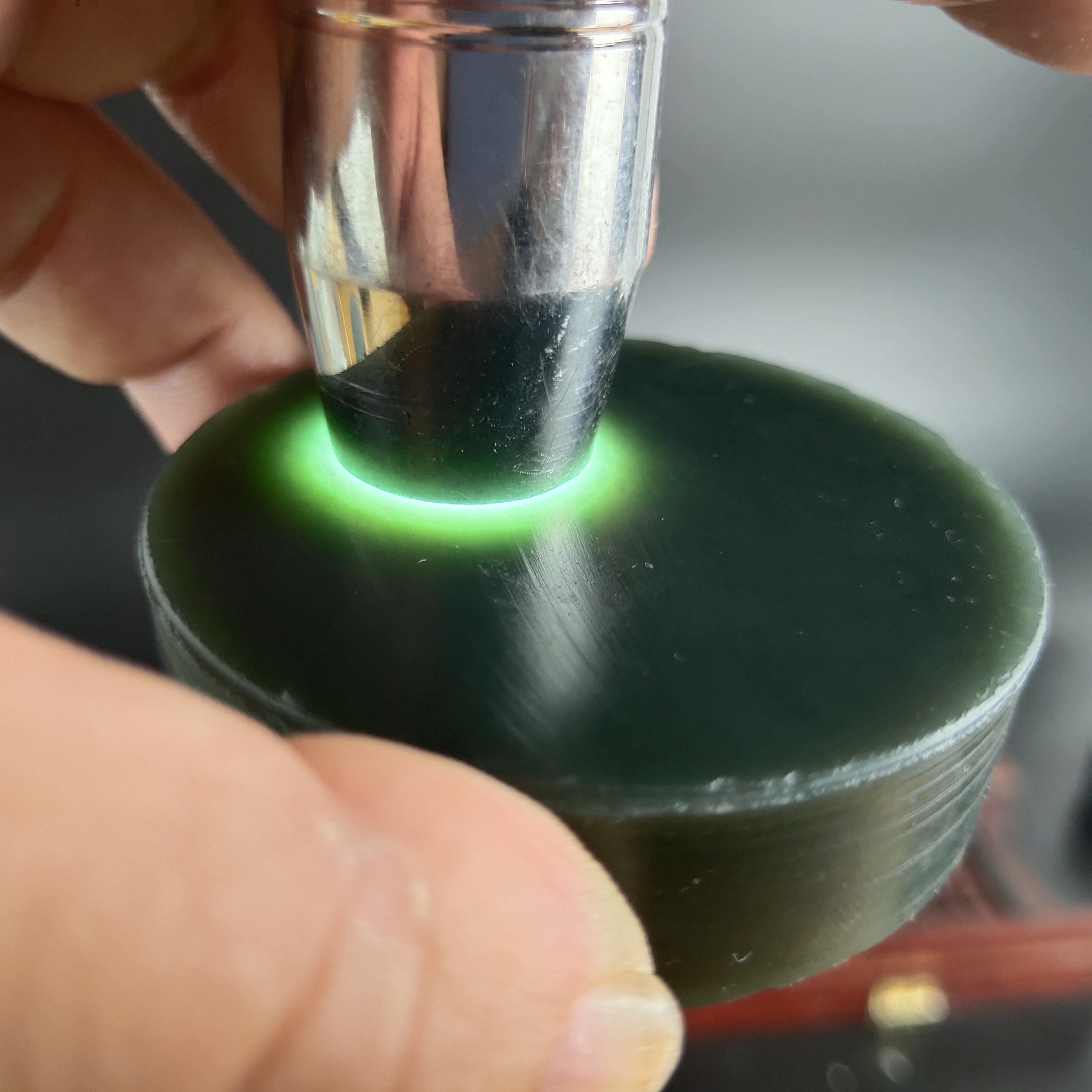 和田玉牌子料细且末料碧玉青玉手镯芯挂件吊坠把件练手料油润细腻