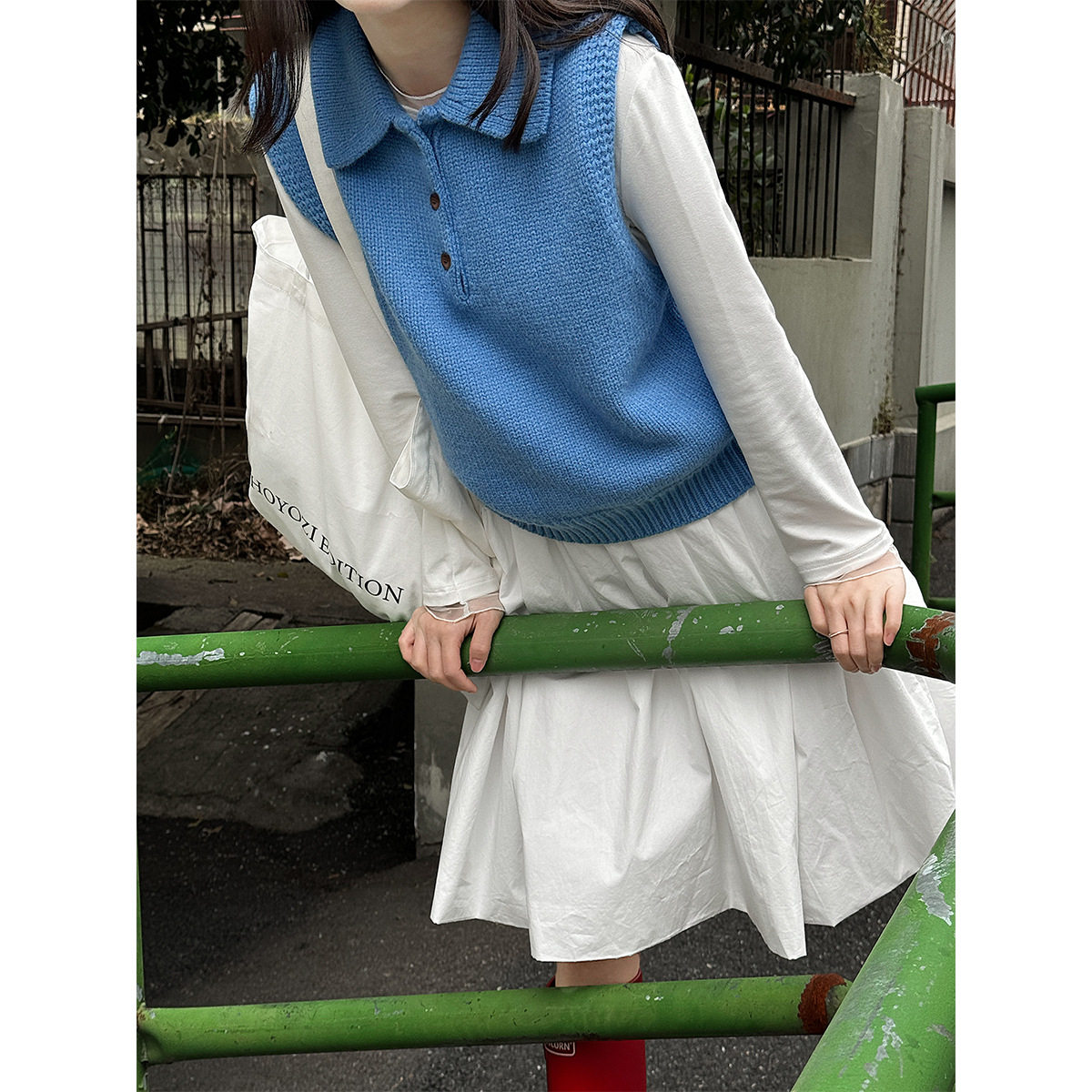 老钱风翻领针织马甲女秋冬复古宽松外穿无袖毛衣套头叠穿背心坎肩,女装/女士精品,马夹,淘宝优惠券,粉丝福利购,淘宝优惠卷