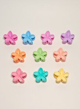 2.5CM莫兰迪色系简约抓夹小号发抓后脑勺盘发马尾夹小号头饰
