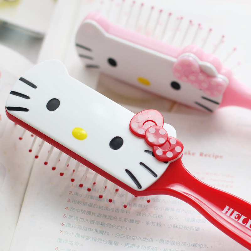 卡通Hello Kitty防静电气囊梳按摩梳卷发直发凯蒂猫可爱化妆梳子