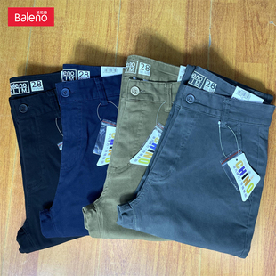 运动潮牌直筒百搭休闲卡其长裤 子男生秋季 休闲裤 班尼路日系工装
