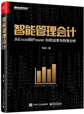 智能管理会计 从Excel到Power BI的业务与财务分析 全彩 高等院校经济管理学院用书 商业智能分析技术管理会计方面应用书电子社