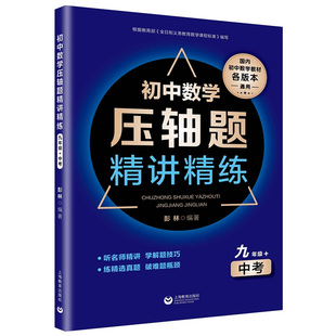反比例函数 九年级 二次方程 初中数学压轴题精讲精练 相似三角形 圆等经典 彭林 旋转 中考 题讲解书 一元 解直角三角形 二次函数
