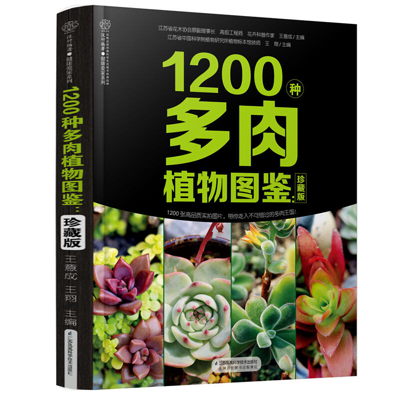 1200种多肉植物图鉴 珍藏版 1200种多肉实拍高清图片 换盆配土 了解27科常见多肉书 另有园林教授手把手教你养老桩书 多肉植物书