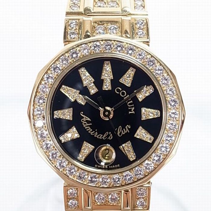 CORUM/À¥ÂØÅ®±íʯӢ18K»Æ½ðÈ«×ê39.910.65¶þÊÖÊÖ±íÈðÊ¿±íÔ×°ÕýÆ·