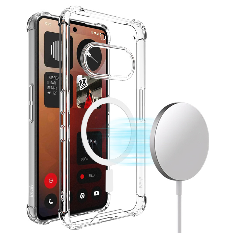 IMAK Nothing Phone 3a Pro磁吸手机壳Nothing phone3a 5G软边硬底透明壳NOTHING Phone3磁力防摔防爆保护套