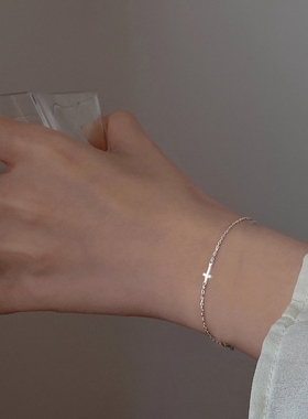 饰品货源十字架手链女 女生手链  女士手链 手环水洗不掉色不发黑