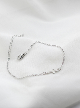 饰品供货源十字架手链女 女生手链女士手链 手环水洗不掉色不发黑