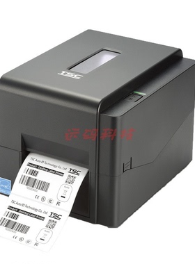 TSC标签打印机TE210/310条码机带切刀洗水唛布贴纸价格物流碳带