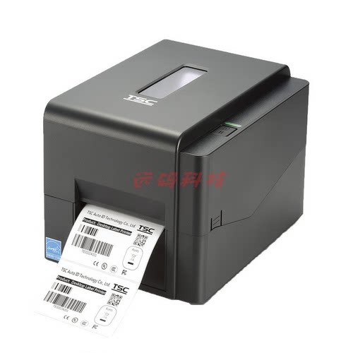 TSC标签打印机TE210/310条码机带切刀洗水唛布贴纸价格物流碳带