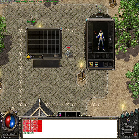 传奇UI素材 游戏背景人物登陆创建界面新GOM引擎三职业-UI063