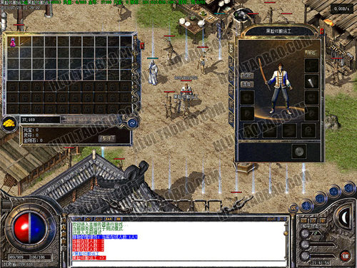 传奇UI素材 游戏背景人物登陆创建界面LF 引擎三职业-UI021