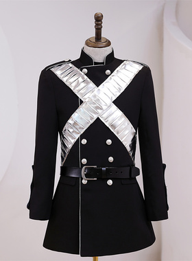 EXO制服亮相梦想演唱会红毯秀吴世勋同款男歌手舞台西装大码定制